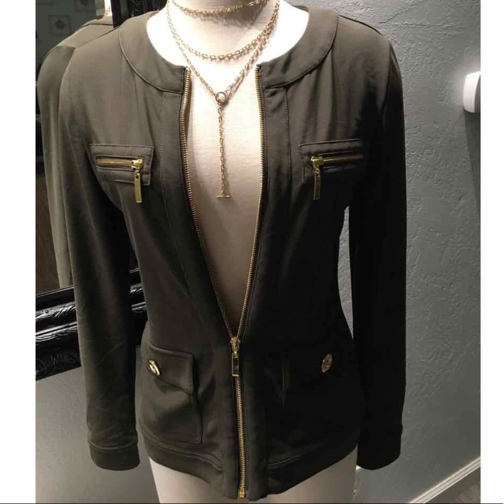Women’s size XS zip up cardigan Boston proper